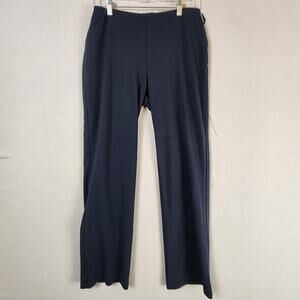 M&S Collection High Waist Slim Leg Trousers Women Size 4 Navy